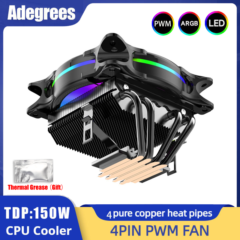 4 Heatpipes CPU Cooler 120MM P - Cpu Heatsink recension och pris