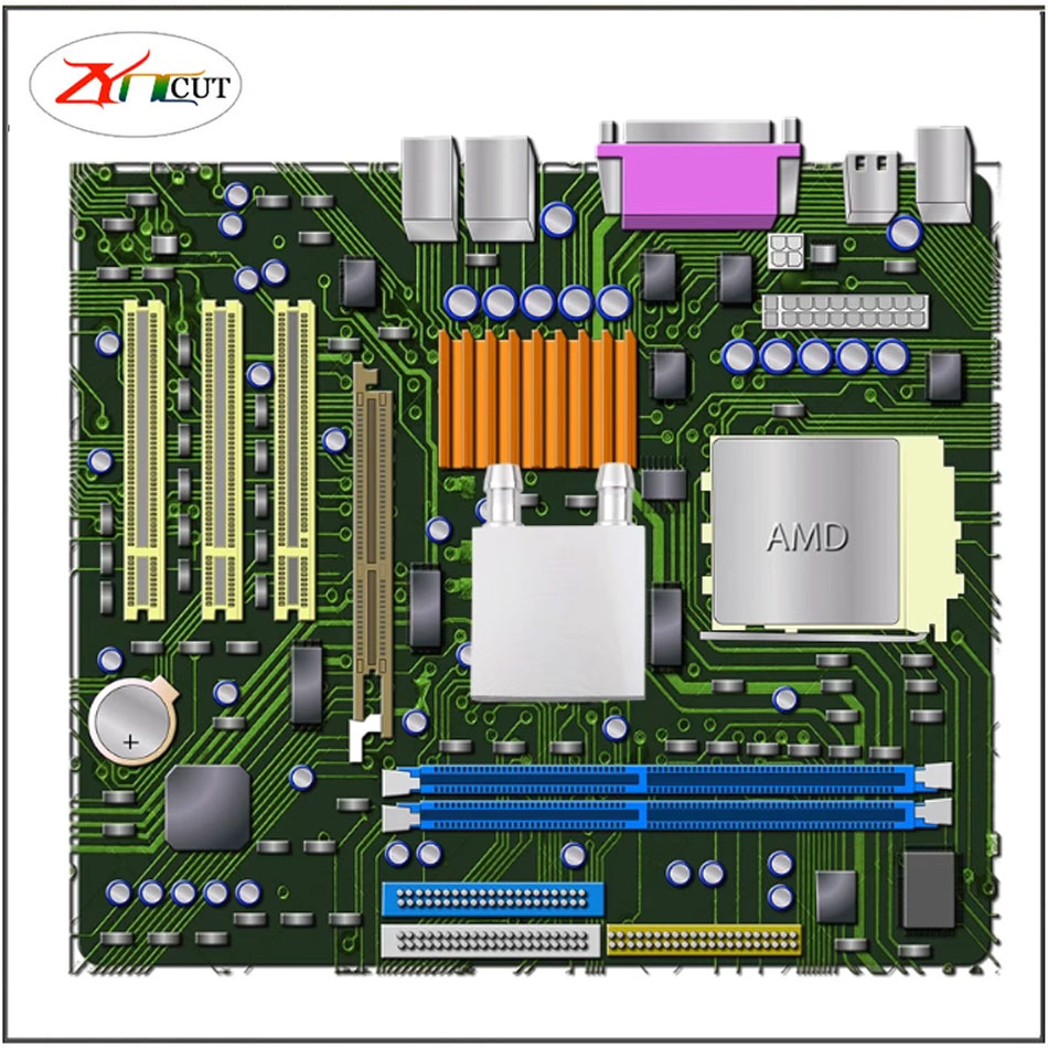 40 80mm CPU Aluminum water-coo - Heatsink recension och pris