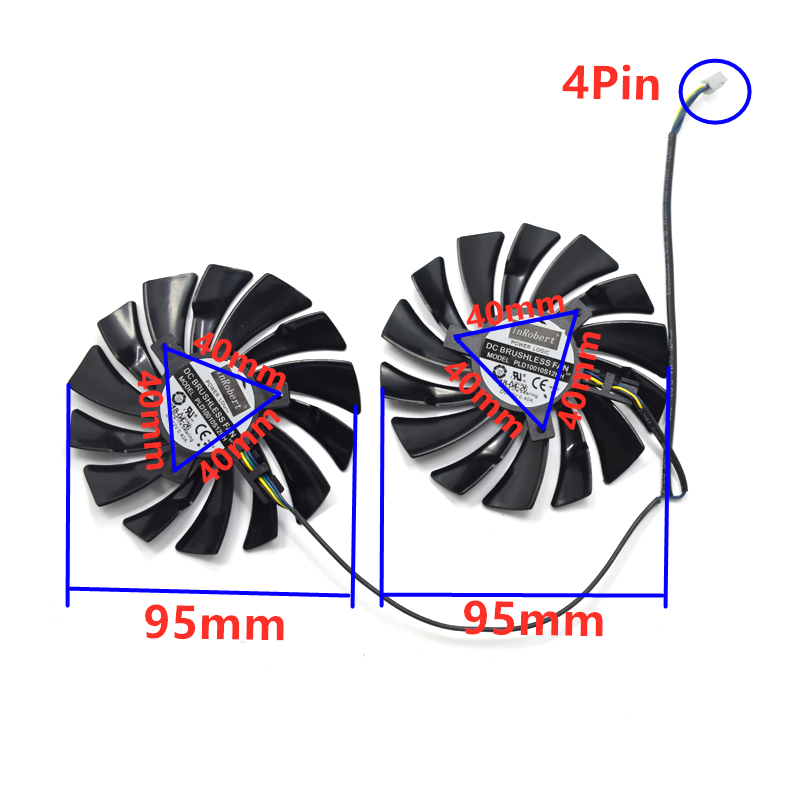 2Pcs 95mm PLD10010S12HH Video  - Air Cooler Cpu recension och pris